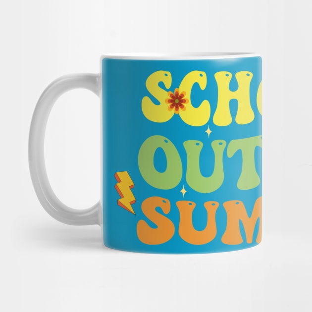 Schools Out For Summer, Happy Last Day Of School, End Of the School Year by GreenSpaceMerch